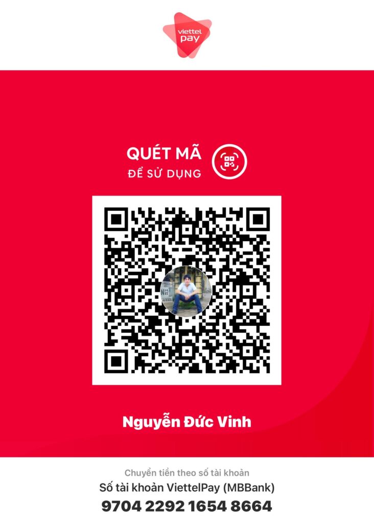 Donate - Ủng hộ Vinh Nguyễn