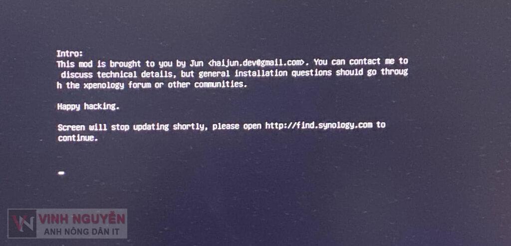 Hướng dẫn cài đặt XPEnology