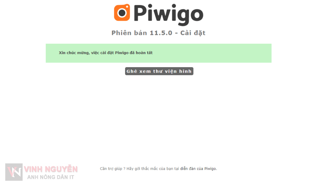 Hướng dẫn cài đặt Piwigo trên Synology NAS