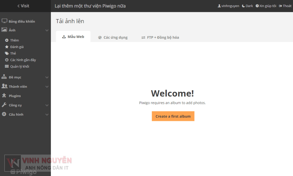 Hướng dẫn cài đặt Piwigo trên Synology NAS