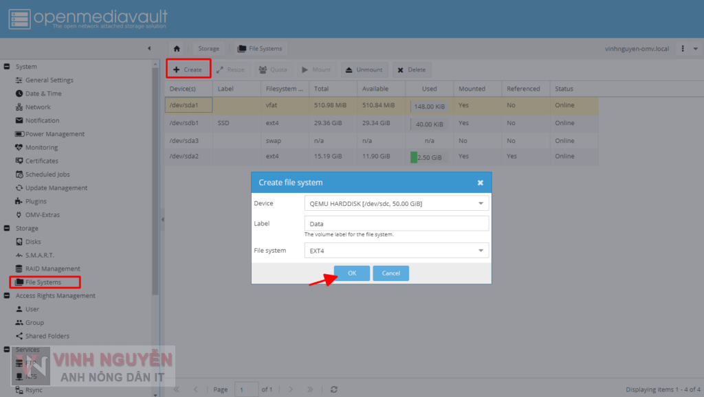 OpenMediaVault (OMV) RAID