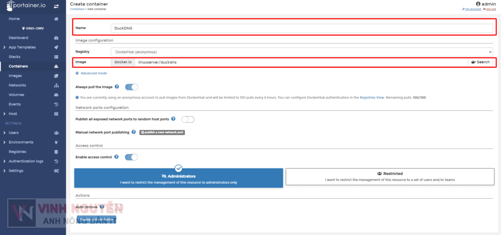 Openmediavault (OMV) - DuckDNS