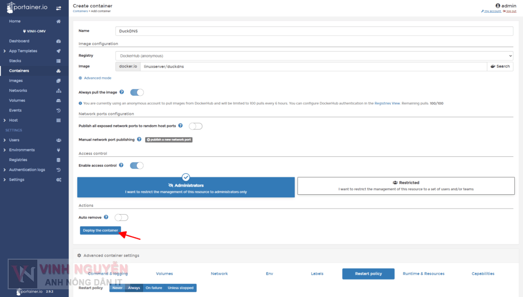 Openmediavault (OMV) - DuckDNS