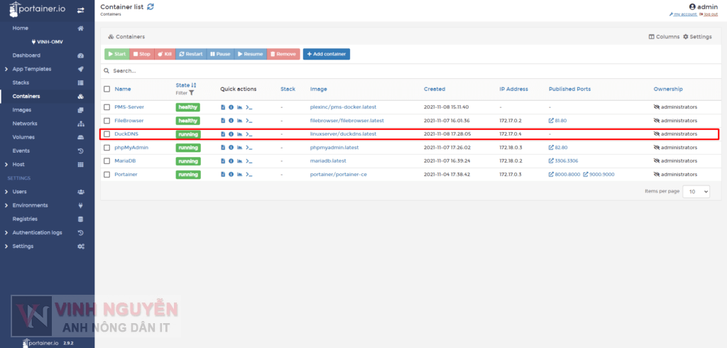Openmediavault (OMV) - DuckDNS