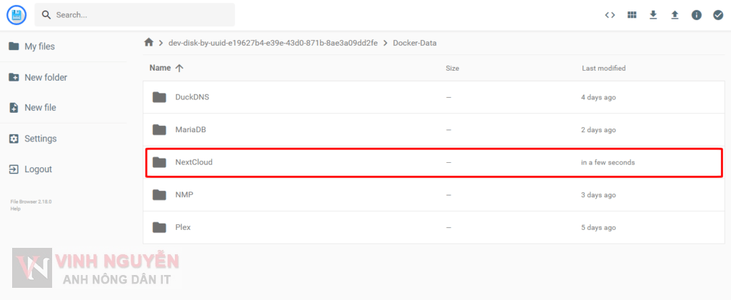 OpenMediaVault (OMV) – NextCloud