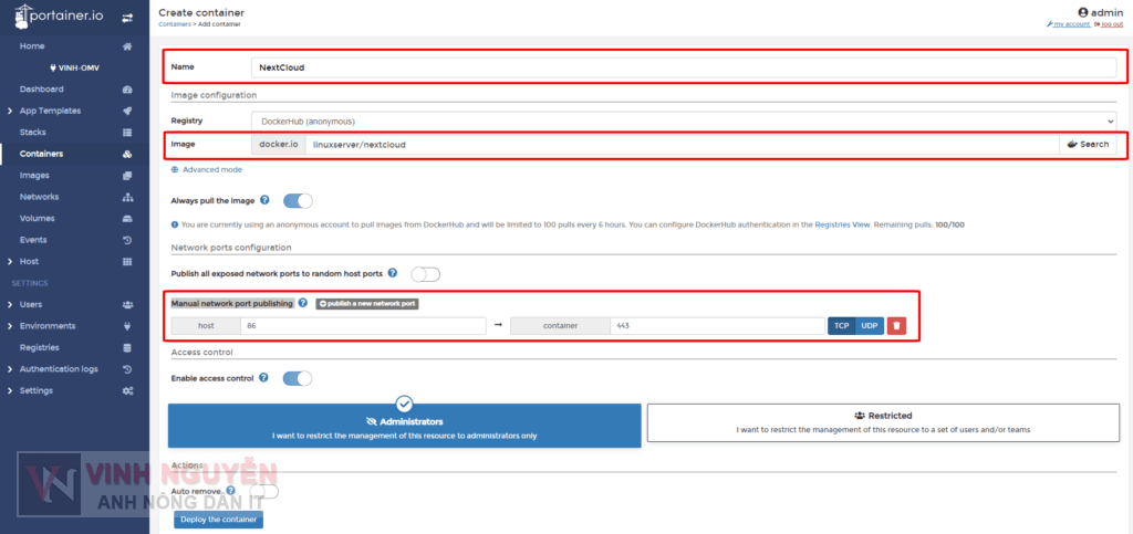 OpenMediaVault (OMV) – NextCloud