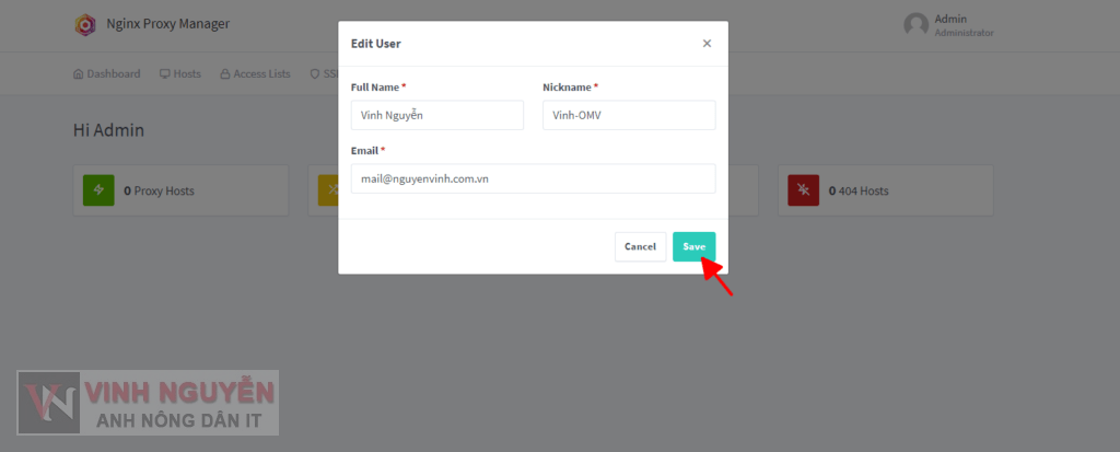 OpenMediaVault (OMV) – Nginx Proxy Manager