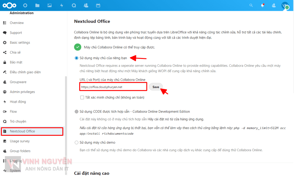 OpenMediaVault (OMV) - Collabora Online