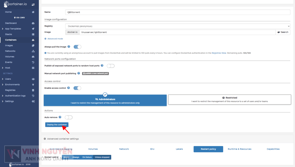 OpenMediaVault (OMV) - QBittorrent