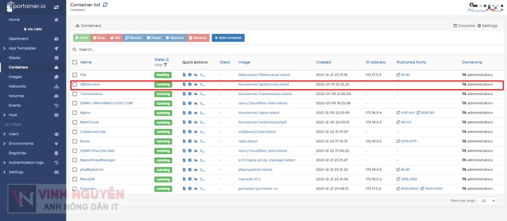 OpenMediaVault (OMV) - QBittorrent